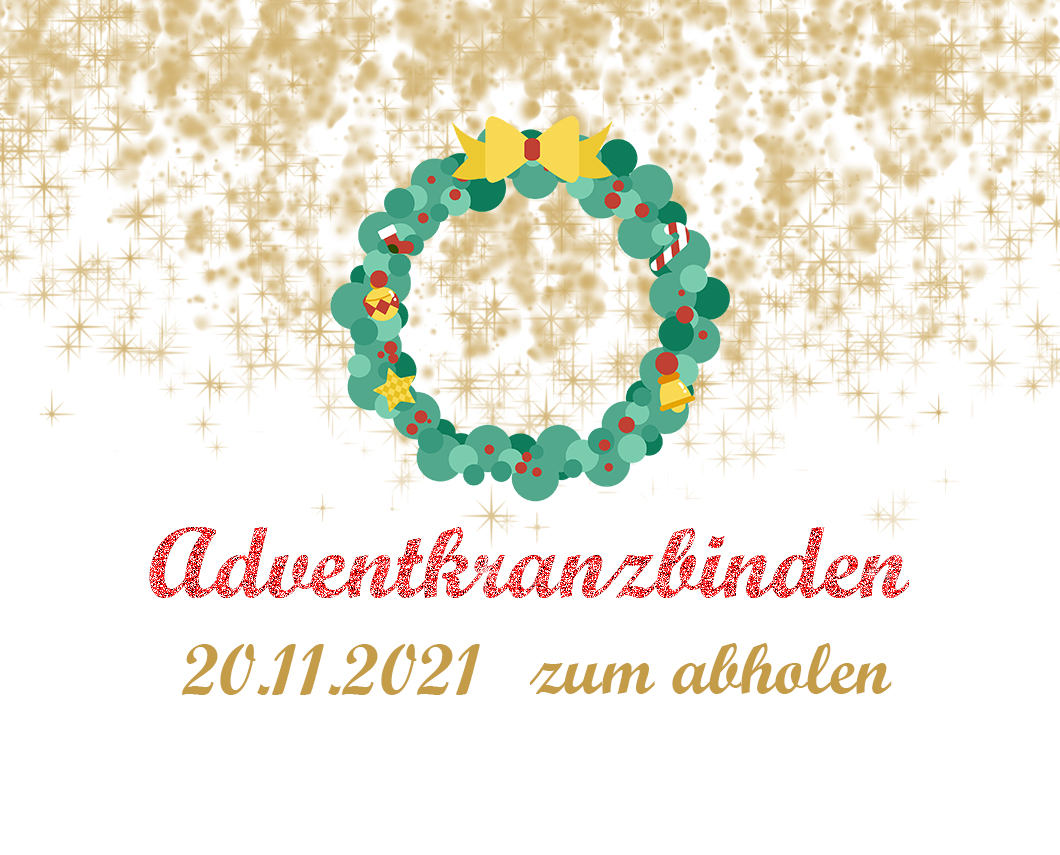 Adventkranzbinden für zu Hause